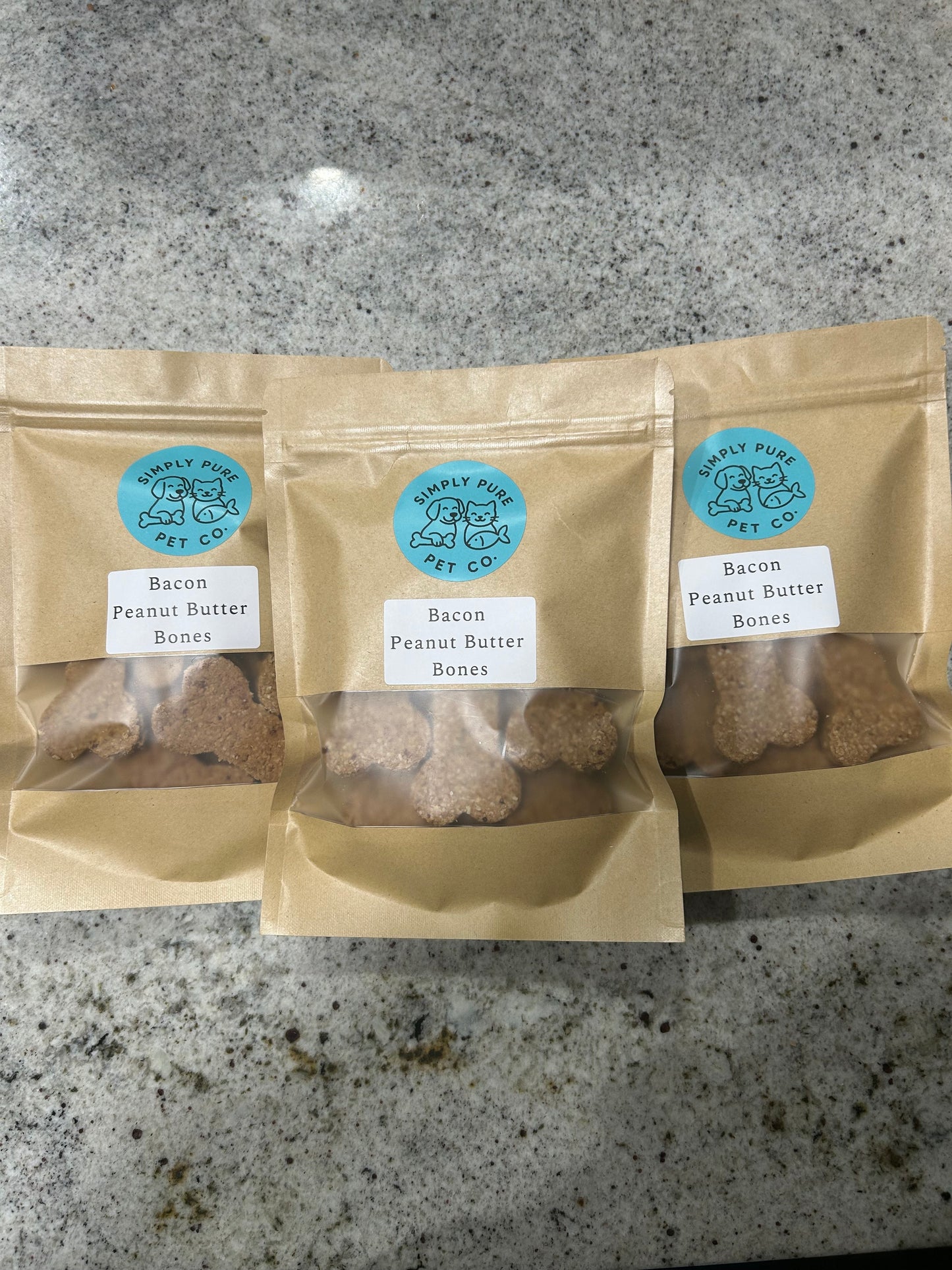 Bacon Peanut Butter Bones (For Dogs)