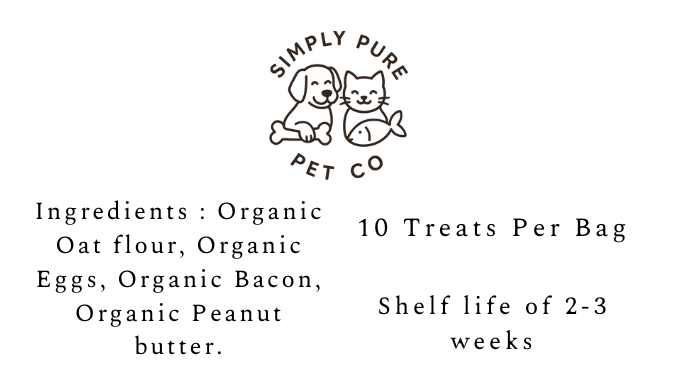 Bacon Peanut Butter Bones (For Dogs)