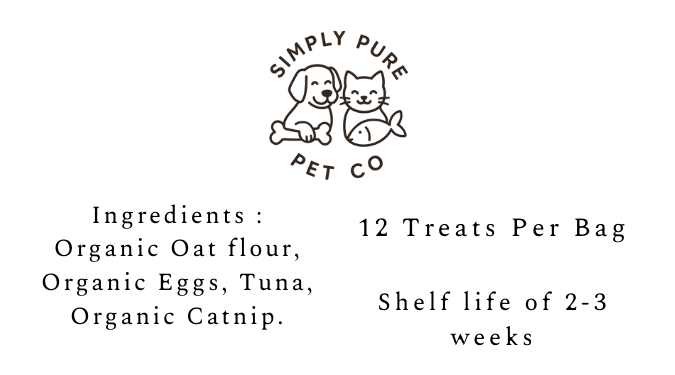 Tuna & Catnip Assorted Cat Cookies (For Cats)