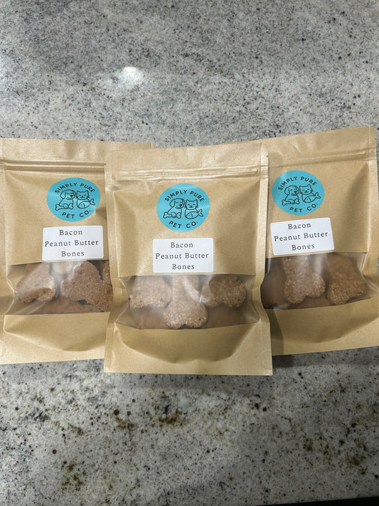 Bacon Peanut Butter Bones (For Dogs)