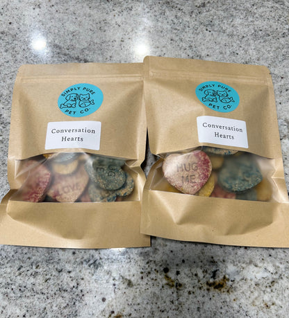 Conversation Hearts (For Dogs)