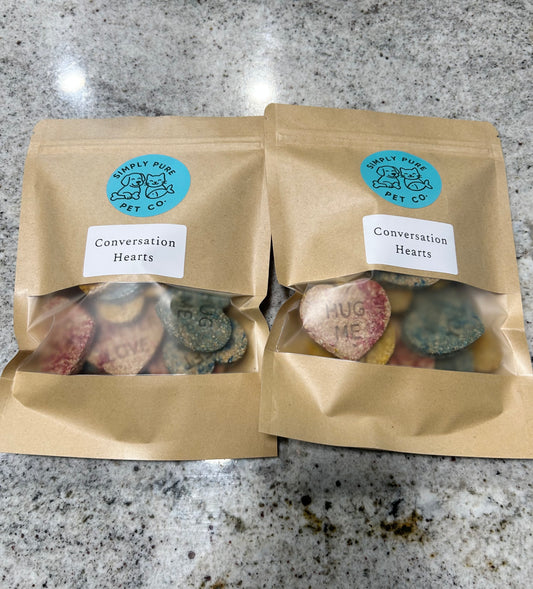 Conversation Hearts (For Dogs)