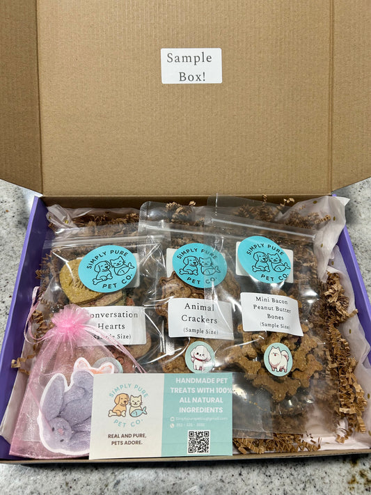 Dog Treat Sampler Box