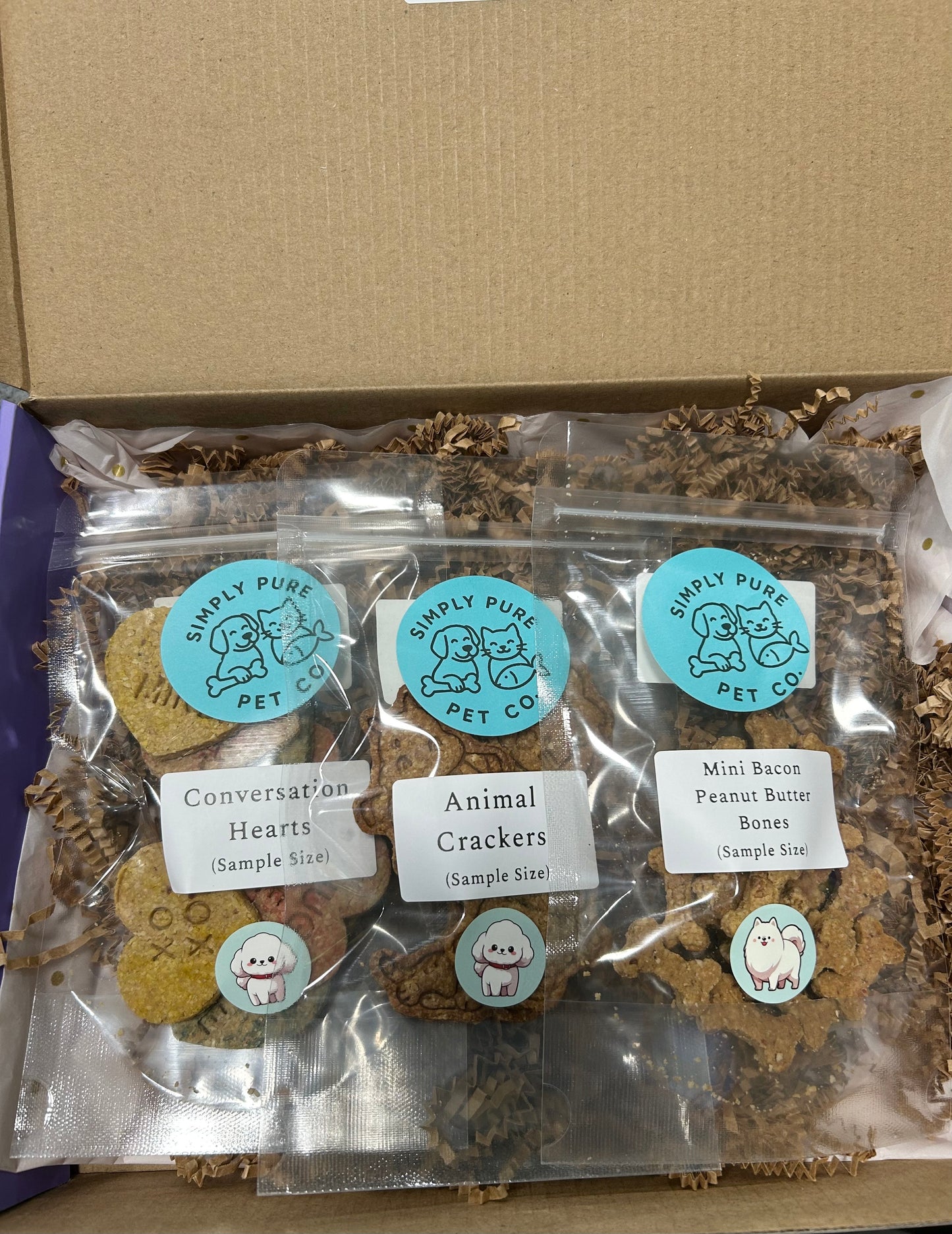 Dog Treat Sampler Box