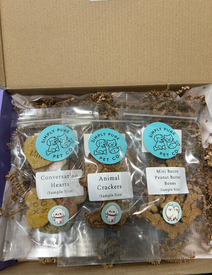 Dog Treat Sampler Box