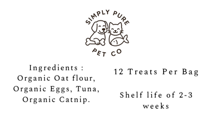Tuna & Catnip Assorted Cat Cookies (For Cats)